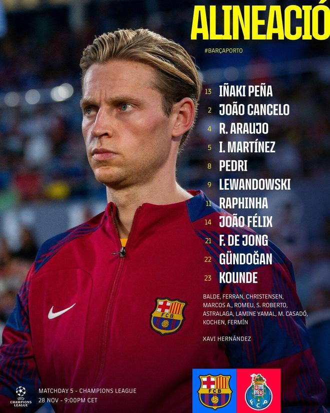 巴萨主力停赛一场客场战波尔图面临危机